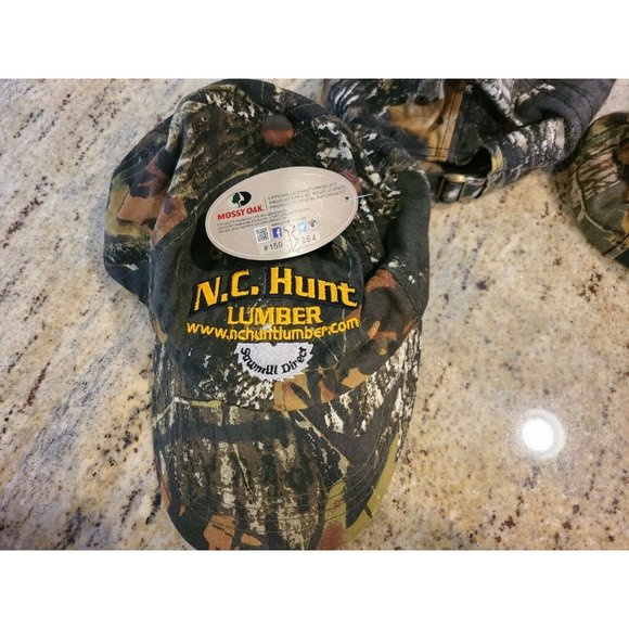 3 Camoflauge Caps Hats Mossy Oak NWT- NC Hunt Lumber,  Cabelas, Mulberry Point. - Picture 9 of 12